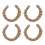 4pcs Jute Curtain Tiebacks Lightweight Decorative Holdbacks 1