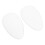 2pcs Silicone Sticker Impermeabile per Costume Bianco S 4