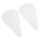 2x Wassertfeste Silikon-Bikini-Pads Weiß L 5
