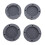 (Gray) 4pcs Washing Machine Vibration Damper with Suction Cup Gray 1