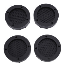(Black) 4pcs Washing Machine Vibration Damper with Suction Cup Gray
