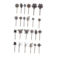 24x Vintage-Haarclips Retro Pins Frauen Mädchen