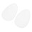 2pcs Silicone Sticker Impermeabile per Costume Bianco S 2
