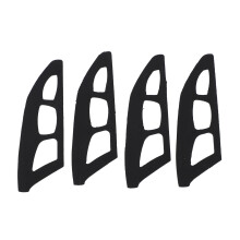 4x Silikon-Augenschablonen-Make-up-Werkzeug
