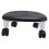 (Black) Rollhocker mit Rädern: Ergonomisch, Kurzer Sitz, Weiß 4