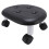 (Black) Rollhocker mit Rädern: Ergonomisch, Kurzer Sitz, Weiß 2