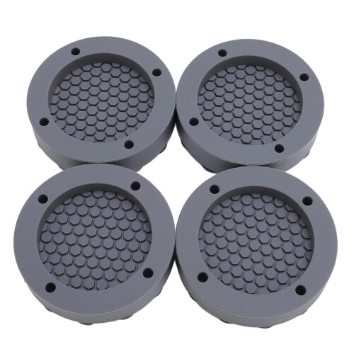 (Gray) 4pcs Washing Machine Vibration Damper with Suction Cup Gray 2