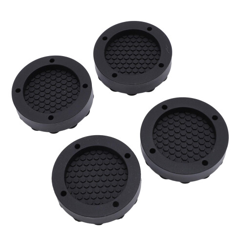 (Black) 4pcs Washing Machine Vibration Damper with Suction Cup Gray 1