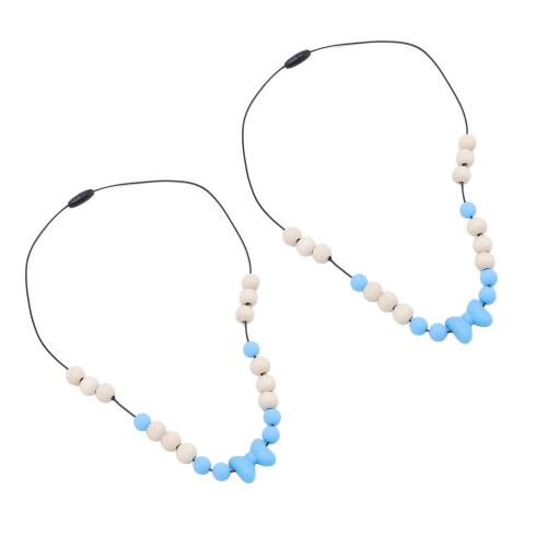 (Blue) Collana Sensoriale 2 Pz 1
