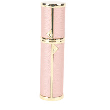 (Pearl Pink) 5ml Nachfüllbare Parfüm-Sprayflasche PU-Leder Rosa