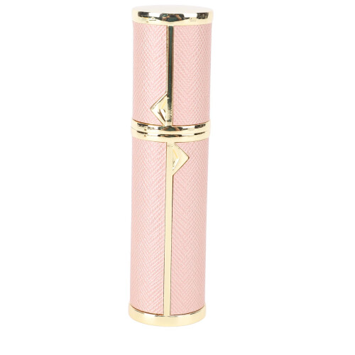 (Pearl Pink) Atomizzatore Profumo 5ml Pelle PU Rosa