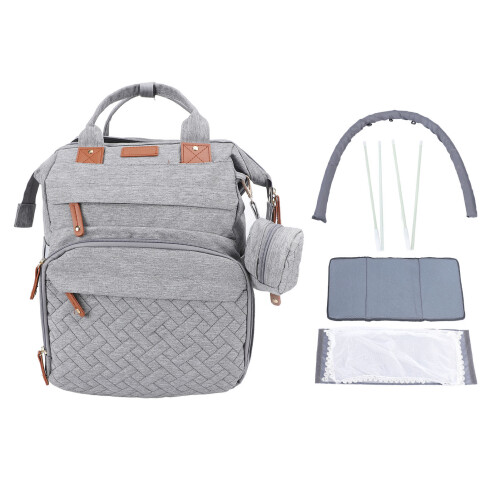 (Gray) Borsa Pannolini Baby USB