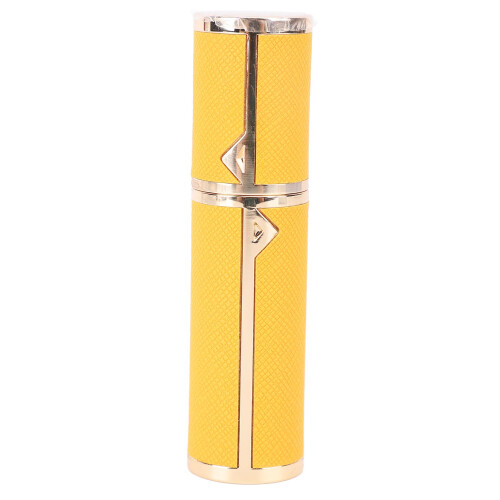(Yellow) Atomizzatore Profumo 5ml Pelle PU Rosa