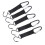 5ganci Nylon per Recinto Esterno Neri 4