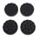 (Black) 4pcs Washing Machine Vibration Damper with Suction Cup Gray 4