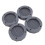 (Gray) 4pcs Washing Machine Vibration Damper with Suction Cup Gray 5