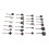 24x Vintage haarclips Retro spelden voor dames 3