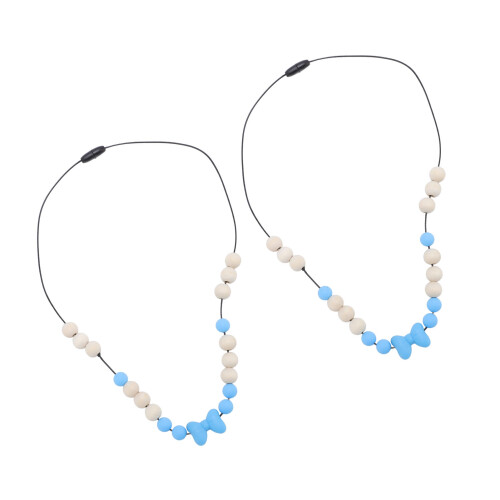 (Blue) Collana Sensoriale 2 Pz 2