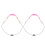 (Rose Red) Collana Sensoriale 2 Pz 2