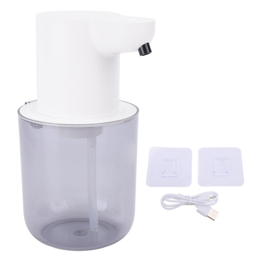 (White) Erogatore Sapone Schiumogeno Touchless Nero IPX5