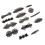 14x Bronze-Blumen-Haarclips Legierung Hochzeit 2