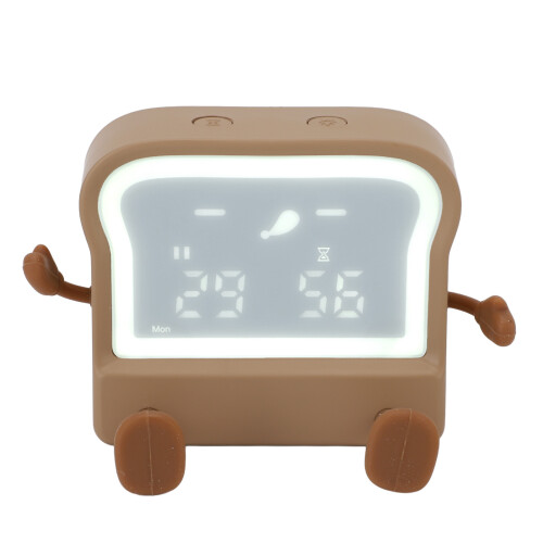 USB Rechargeable Alarm Clock Night Light 1