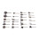 24x Vintage haarclips Retro spelden voor dames 5