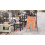 B2 size, double-sided, snap frame A-board in a silver aluminium frame 7