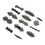 14x Bronze-Blumen-Haarclips Legierung Hochzeit 3