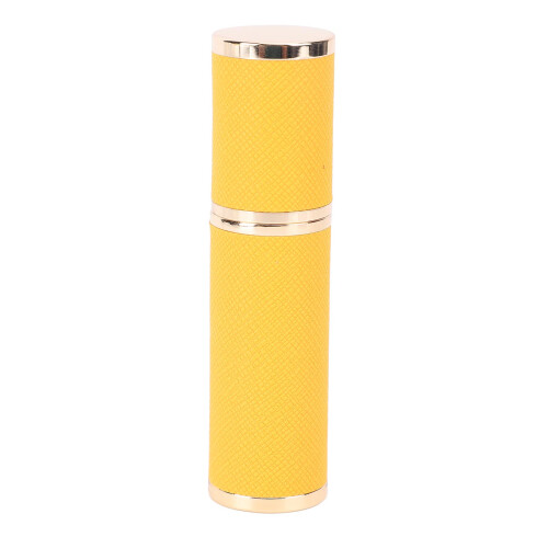 (Yellow) Atomizzatore Profumo 5ml Pelle PU Rosa 1