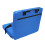 (Blue) Folding Stadium Seat Cushion Back Support Portable Blue 4