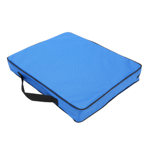 (Blue) Waterproof Stadium Cushion Black 1