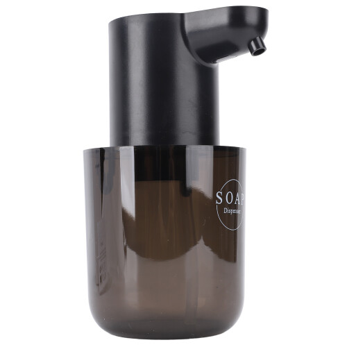 (Black) Erogatore Sapone USB Ricaricabile Bianco 400ml 1
