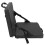 (Black) Folding Stadium Seat Cushion Back Support Portable Blue 2