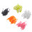 100 Stück fluoreszierende Gummiköder mit Paddle Tail für Angler 14