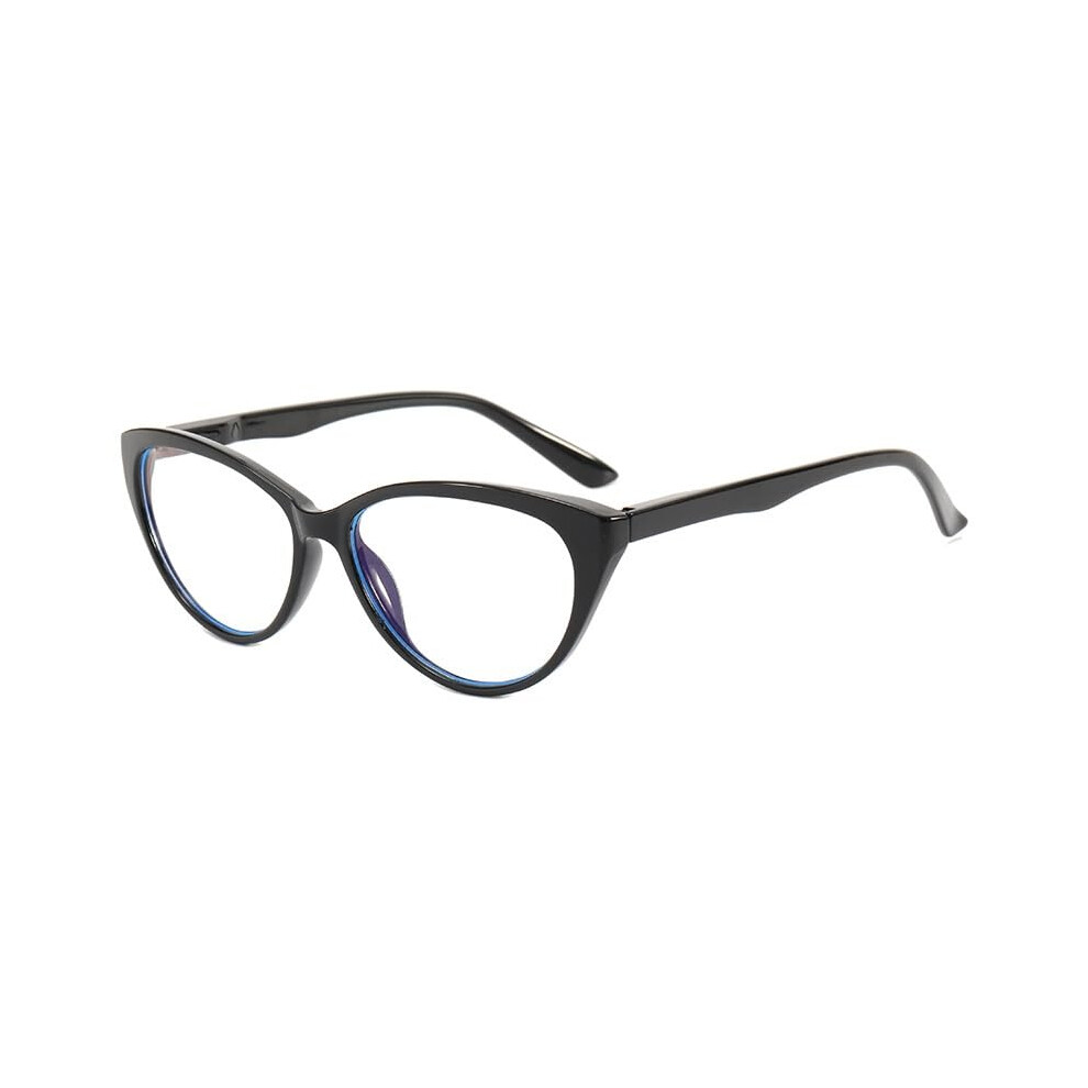 Blue/Light/Black Blocking Computer Readers Tr Frame Cat-Eye Presbyopic Glasses Anti-Uv +2.00 Diopter