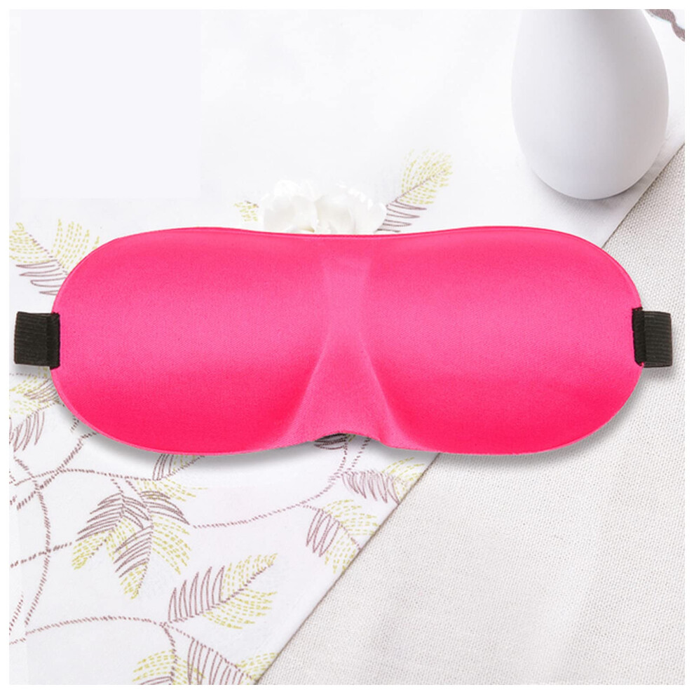 Pink Eye Mask For Sleeping 3D Sleep Mask Bandage Silk Massage Eye Mask No Nose Wing