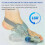 Unisex bunion corrector, adjustable button toe corrector 2