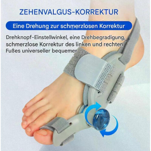 Unisex bunion corrector, adjustable button toe corrector 2