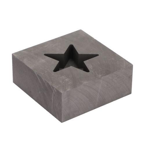 Star Shape Graphite Ingot Mold for Gold Silver Brass Copper