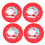 4Pcs 82mm Hockey Replacement Pucks Table Game 1