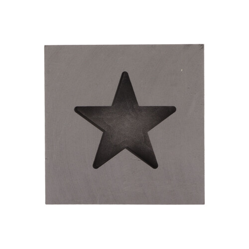 Star Shape Graphite Ingot Mold for Gold Silver Brass Copper 2
