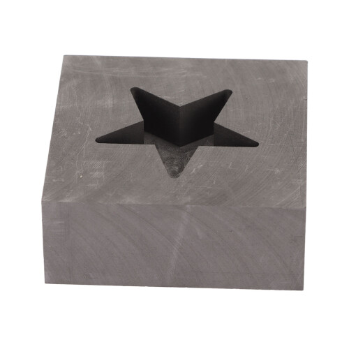 Star Shape Graphite Ingot Mold for Gold Silver Brass Copper 1