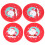 4Pcs 82mm Hockey Replacement Pucks Table Game 4