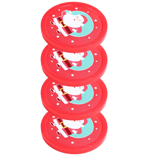 4Pcs 82mm Hockey Replacement Pucks Table Game 2