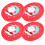 4Pcs 82mm Hockey Replacement Pucks Table Game 2