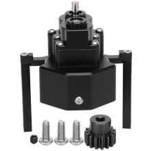 (Black) 313mm Wheelbase Metal Chassis Frame 1/10 RC Crawler Titanium