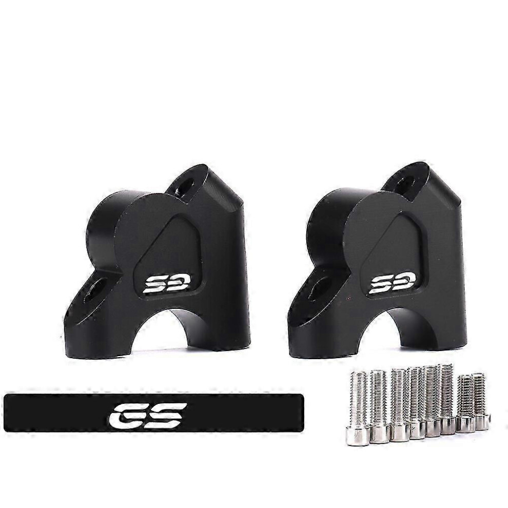 Kikidex (As Show, Gs Silver) 32Mm Motorcycle Handlebar Rise Riser Bar Mount Handle Fit For Bmw R1200gs R1250gs Lc Adv 2013-2023 R1250 Gs Hp S1000xr Aluminum