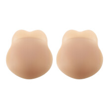 (L 13cm / 5.12in Light Coffee) 1 Paar Kaninchenohr-Silikon-Pastetten L 13cm dunkelkaffee