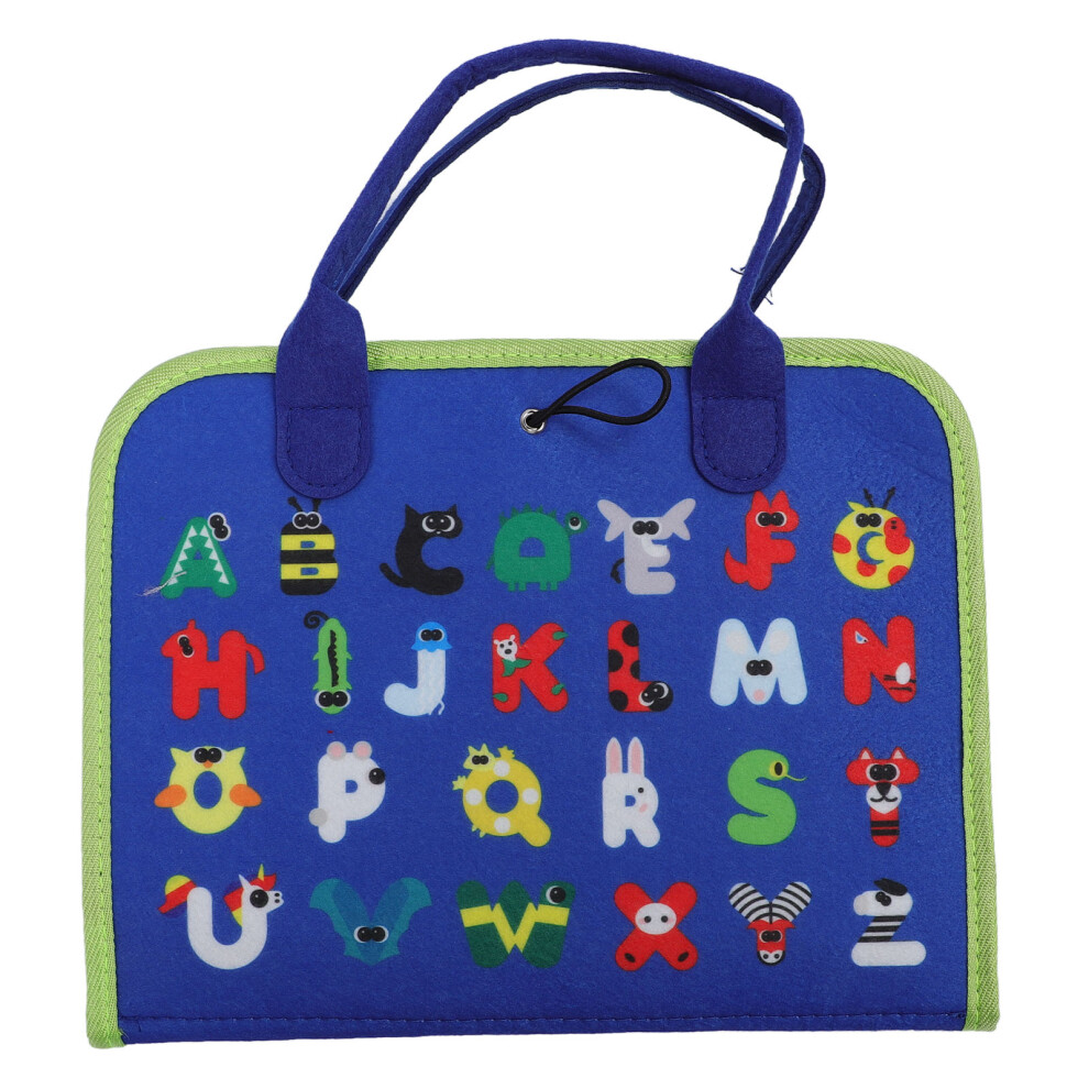 (Blue) Toddler Activity Board Fine Motor Skills Educational Sensory Toy Blue